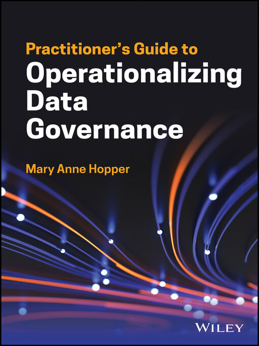 Title details for Practitioner's Guide to Operationalizing Data Governance by Mary Anne Hopper - Available